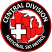 The Central Division of the National Ski Patrol logo